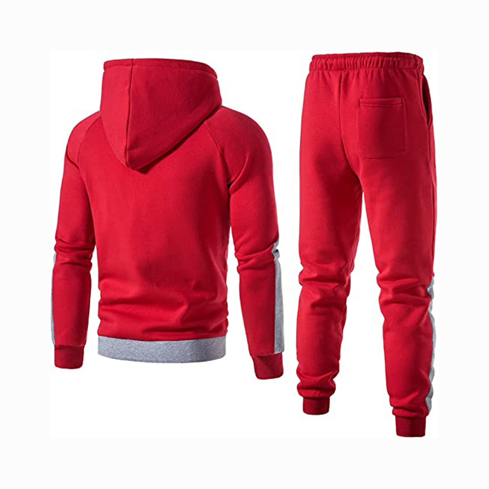 National Apparels Men's Athletic Running Tracksuit Set Casual Full Zip Jogging Sweat Suit
