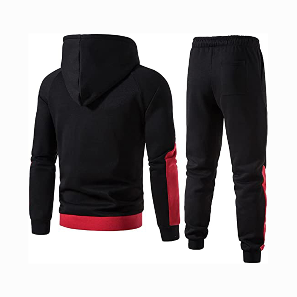 National Apparels Men's Athletic Running Tracksuit Set Casual Full Zip Jogging Sweat Suit