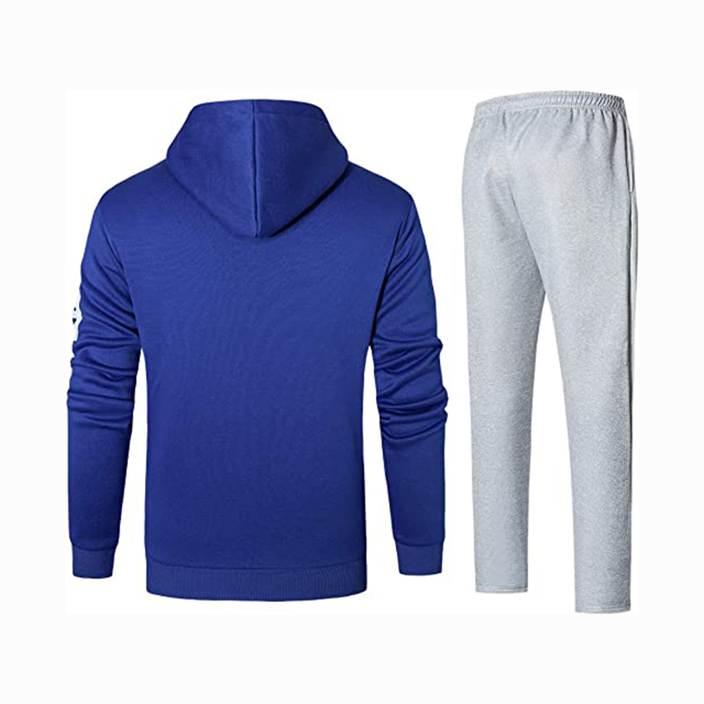 National Apparels Men's Athletic Running Tracksuit Set Casual Full Zip Jogging Sweat Suit