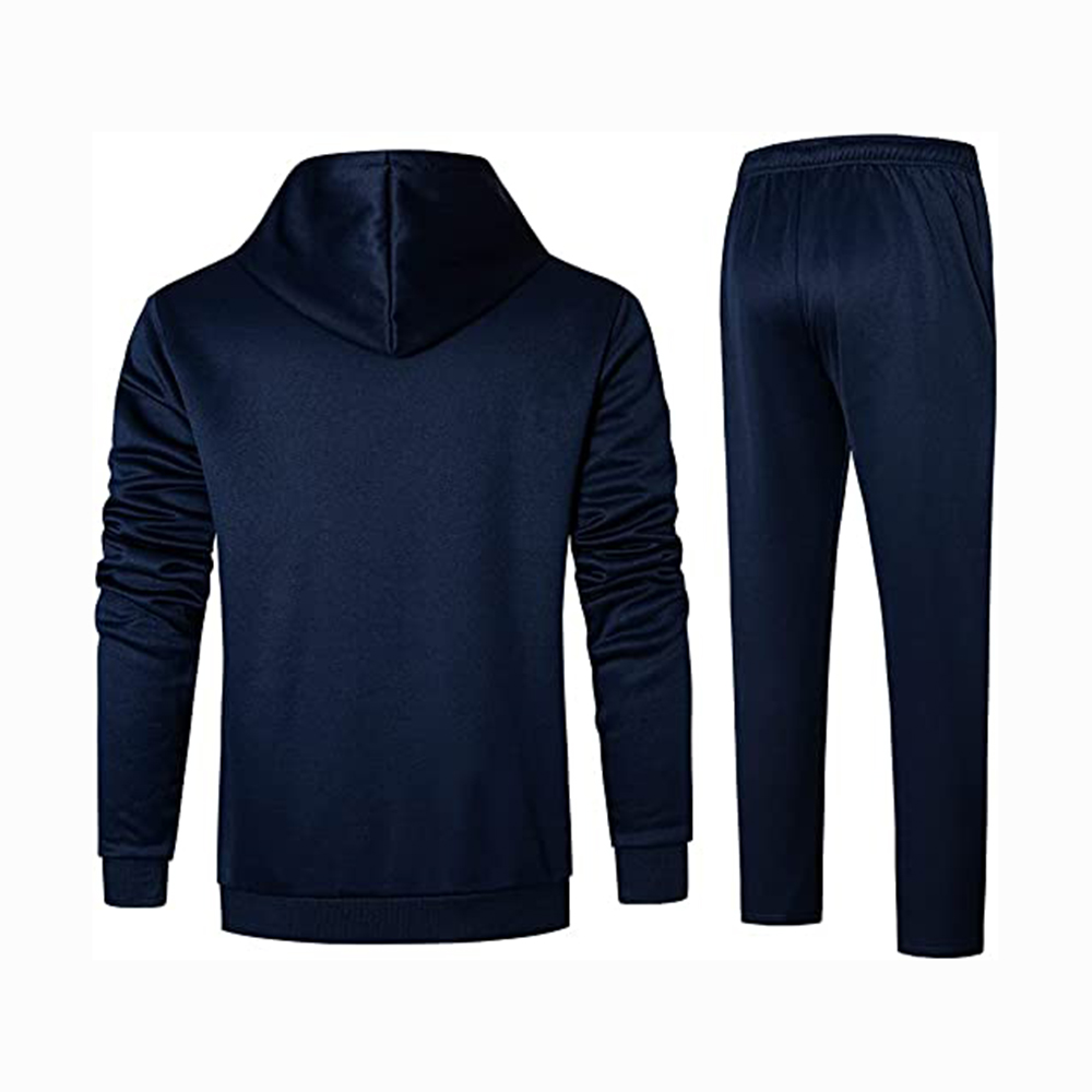 National Apparels Men's Athletic Running Tracksuit Set Casual Full Zip Jogging Sweat Suit