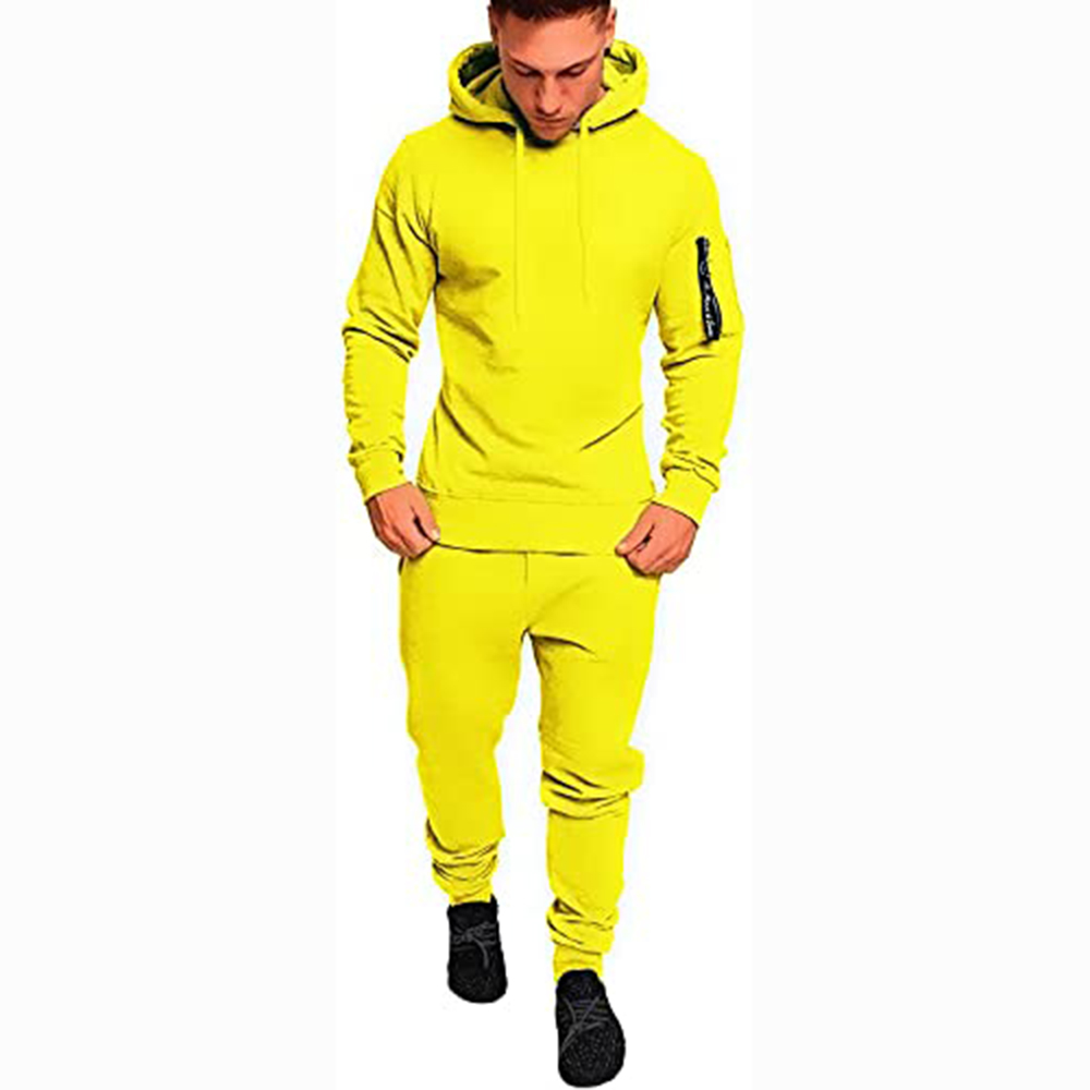 National Apparels Men's Athletic Running Tracksuit Set Casual Full Zip Jogging Sweat Suit