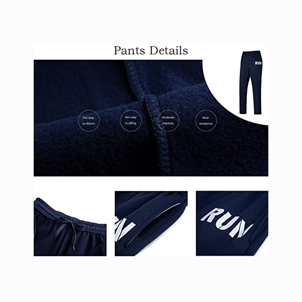 National Apparels Men's Athletic Running Tracksuit Set Casual Full Zip Jogging Sweat Suit