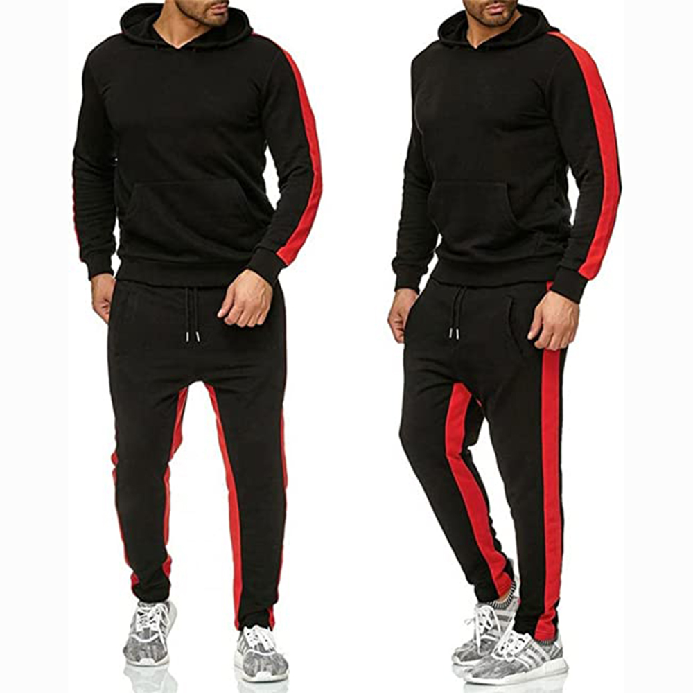 National Apparels Men's Athletic Running Tracksuit Set Casual Full Zip Jogging Sweat Suit