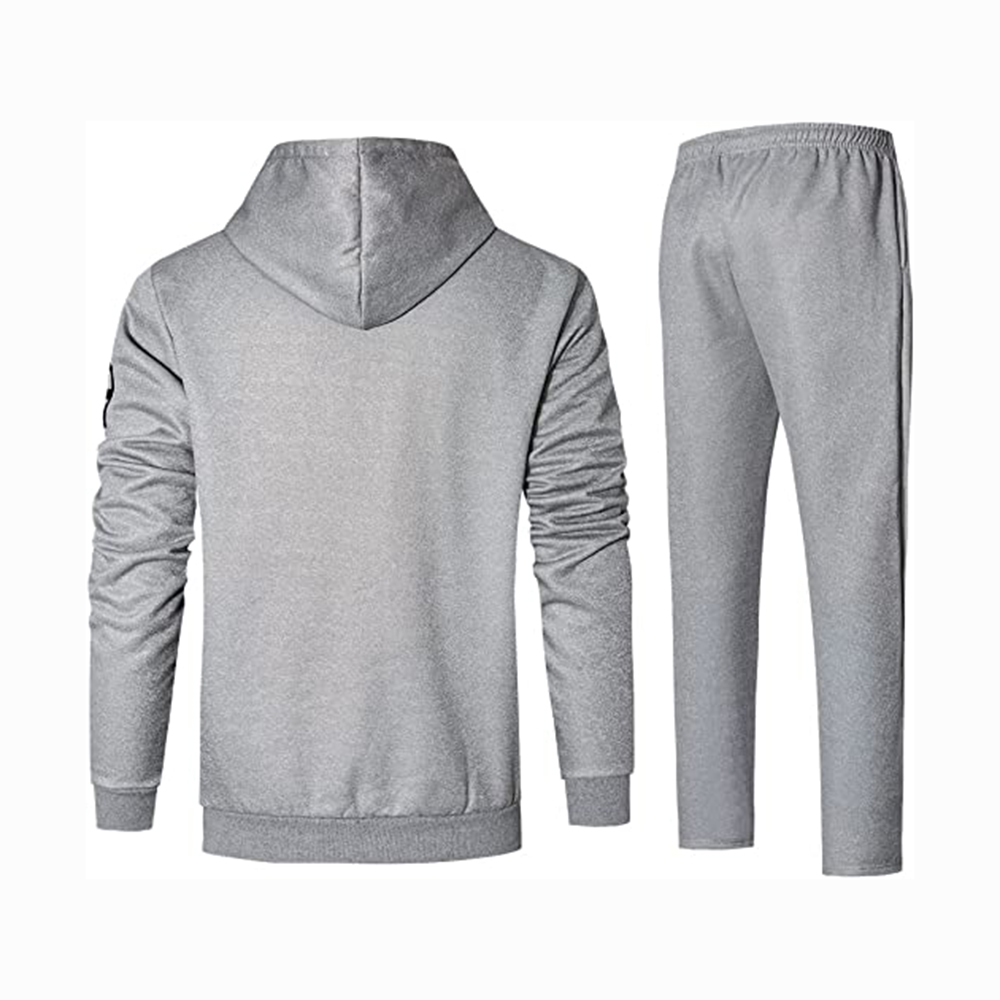 National Apparels Men's Athletic Running Tracksuit Set Casual Full Zip Jogging Sweat Suit