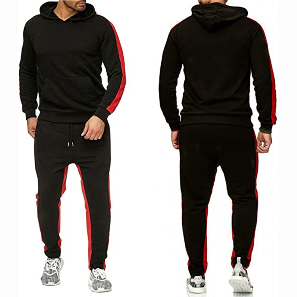 National Apparels Men's Athletic Running Tracksuit Set Casual Full Zip Jogging Sweat Suit