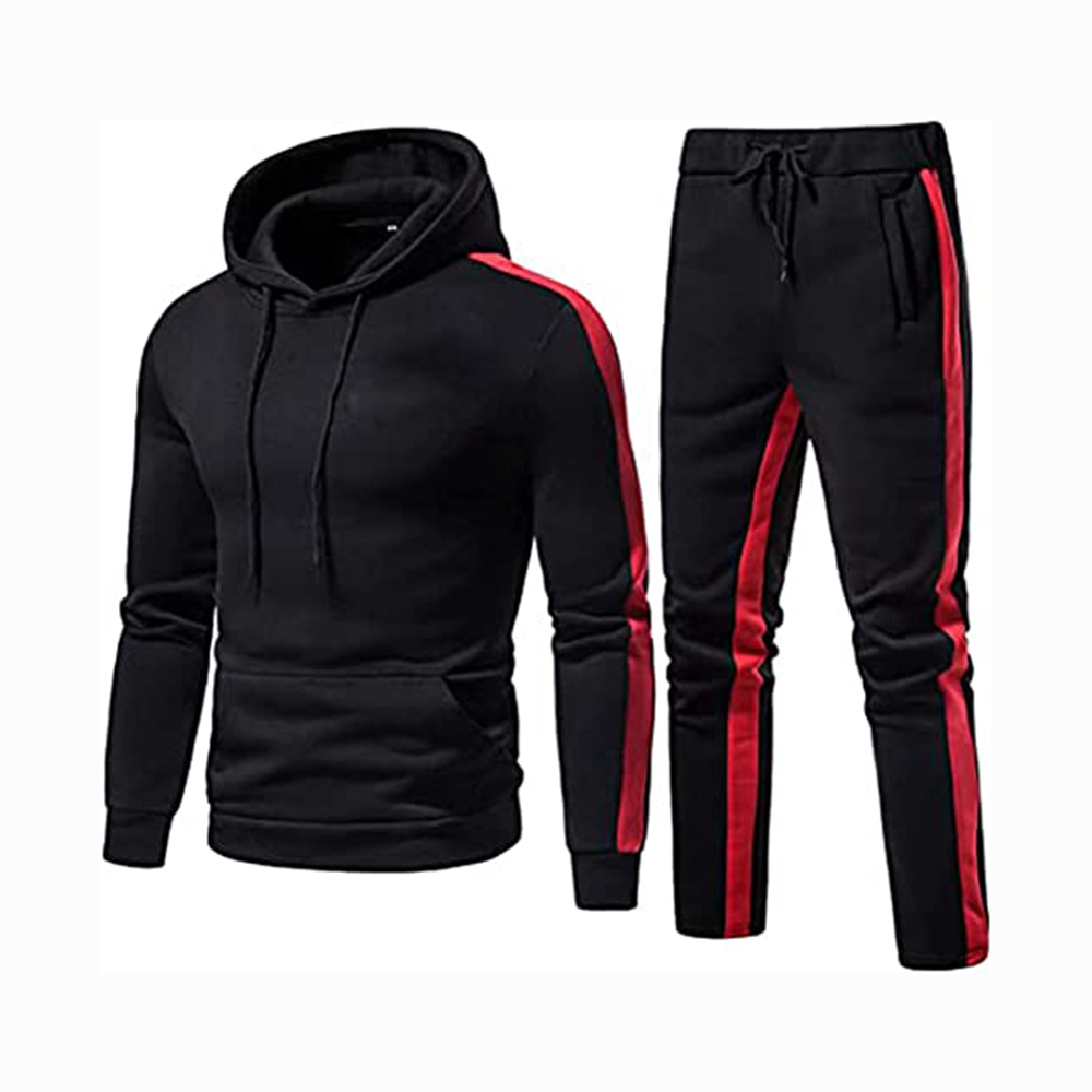 National Apparels Men's Athletic Running Tracksuit Set Casual Full Zip Jogging Sweat Suit