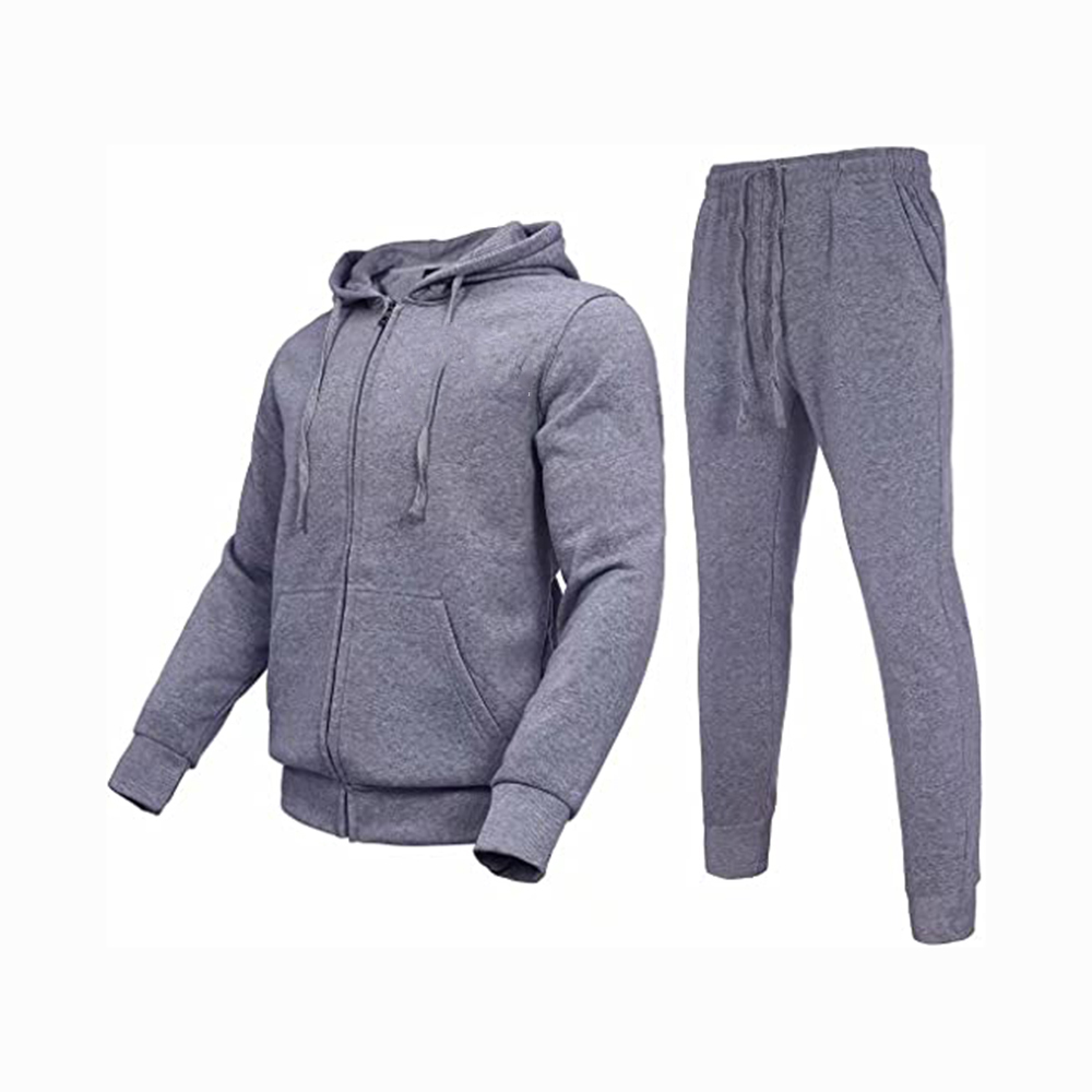 National Apparels Men's Athletic Running Tracksuit Set Casual Full Zip Jogging Sweat Suit
