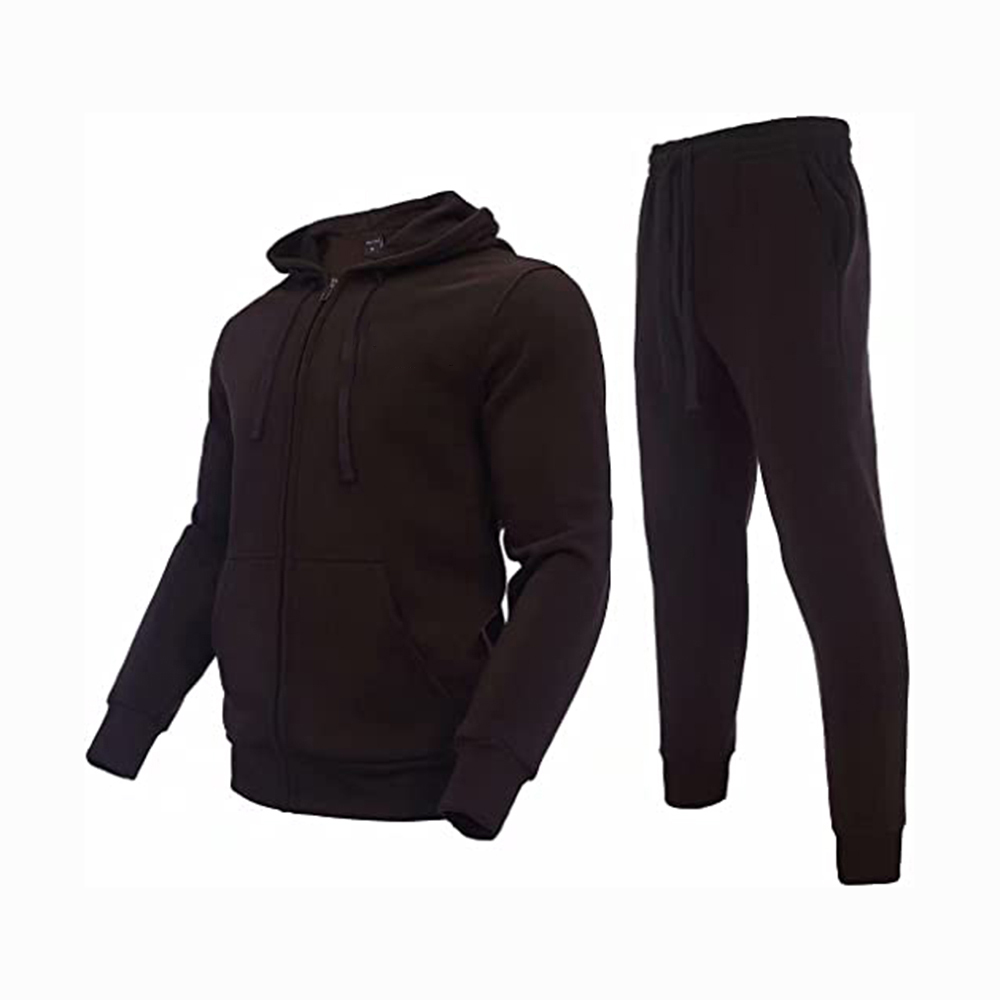 National Apparels Men's Athletic Running Tracksuit Set Casual Full Zip Jogging Sweat Suit