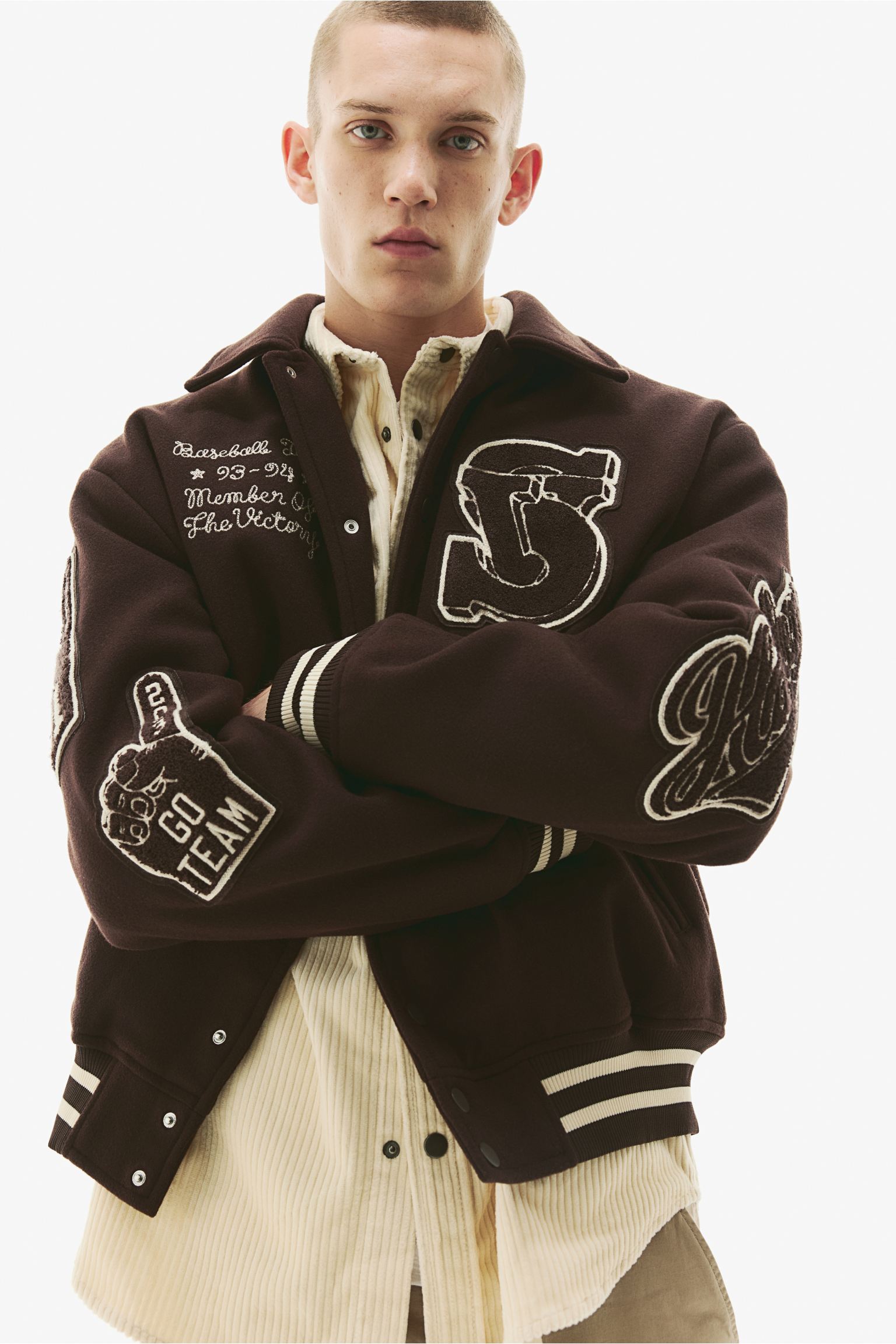 National Apparels Varsity Jackets Wool Made Patches Work Wholesale Custom Embroidery Baseball Jackets With Custom Label Logo