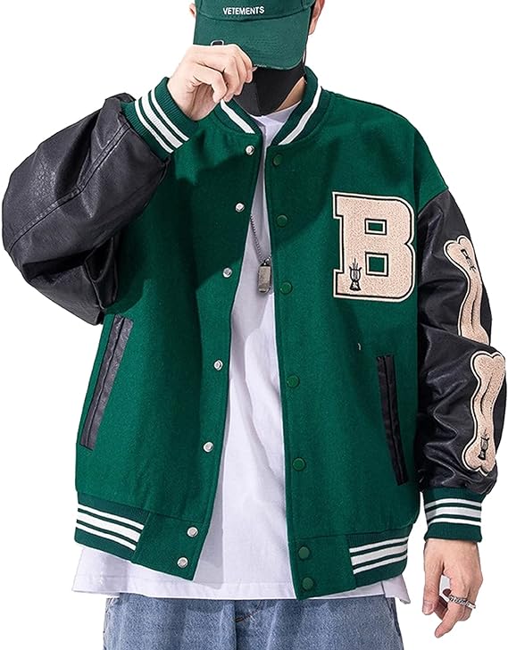 National Apparels Varsity Jackets Wool Made Patches Work Wholesale Custom Embroidery Baseball Jackets With Custom Label Logo