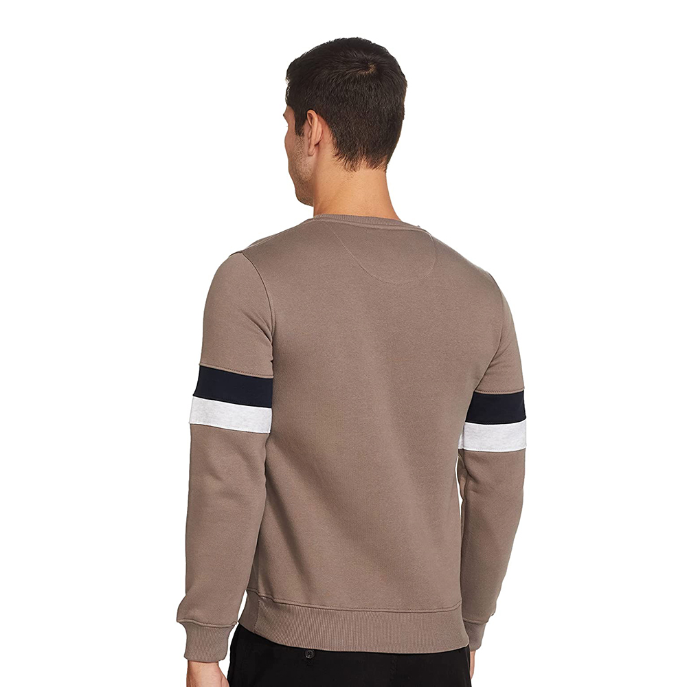 National Apparels Sweatshirt Mens New Multipanel Crewneck Sweatshirt Breathable Wholesale Custom Logo Pullover Sweatshirts