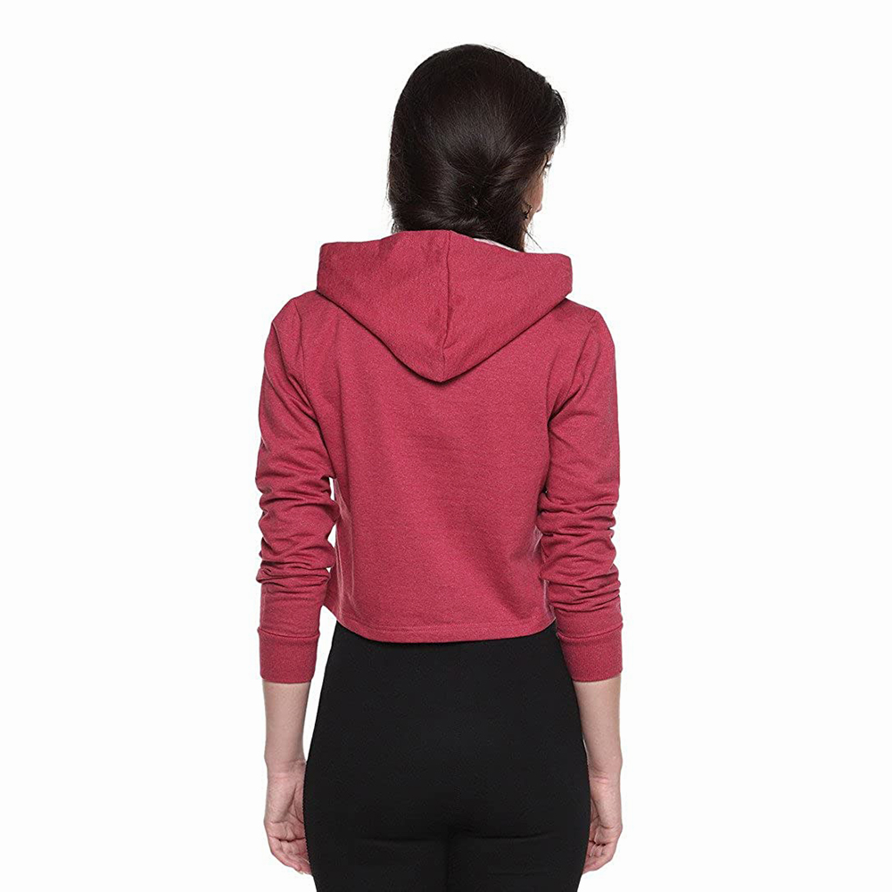 National Apparels Cotton Best Selling Women Crop Top Hoodie Professional Quality 100% Polyester Cotton Made Crop Top Hoodies For Women