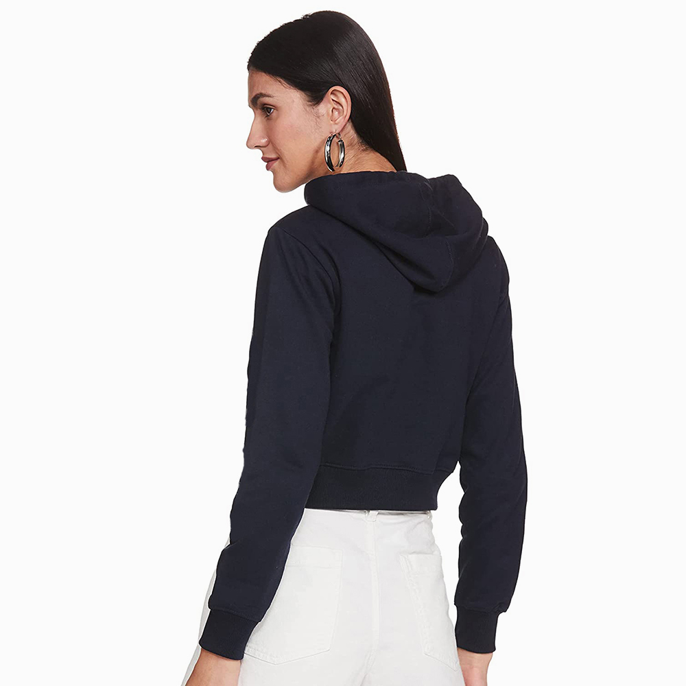 National Apparels Cotton Best Selling Women Crop Top Hoodie Professional Quality 100% Polyester Cotton Made Crop Top Hoodies For Women