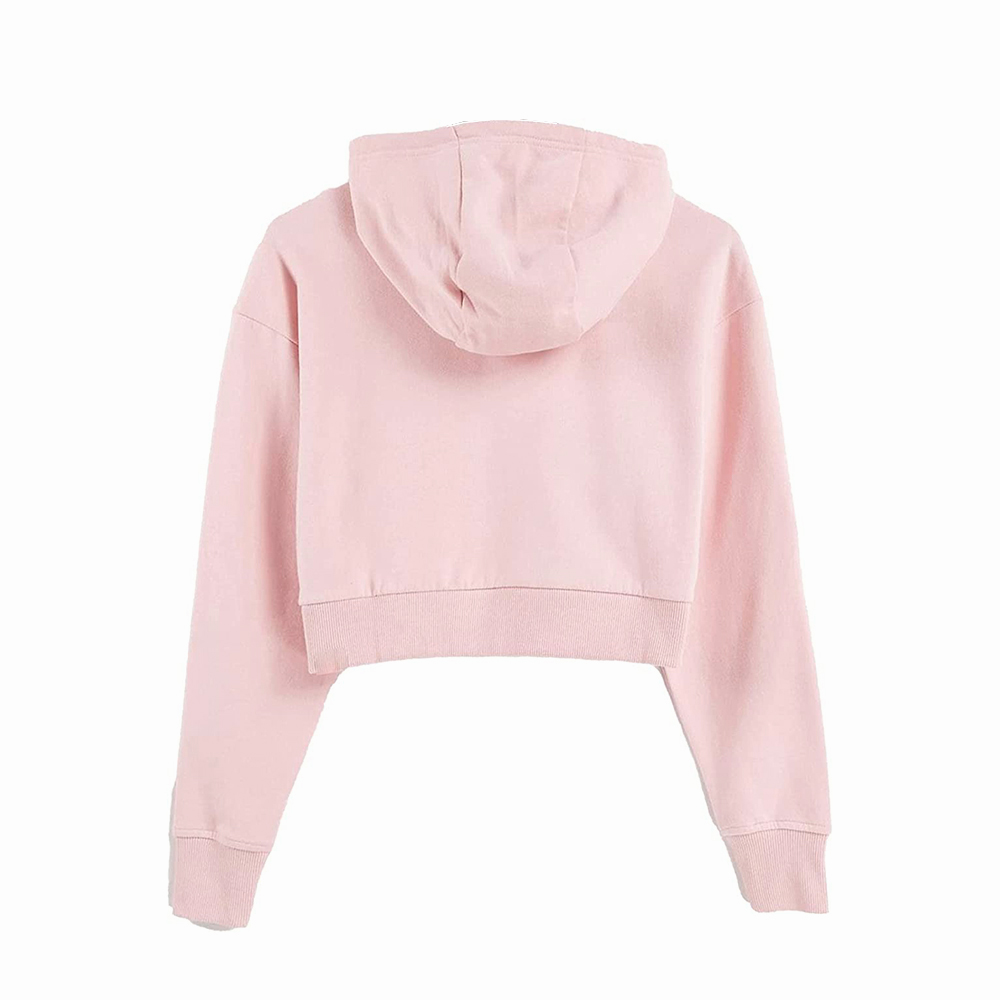 National Apparels Cotton Best Selling Women Crop Top Hoodie Professional Quality 100% Polyester Cotton Made Crop Top Hoodies For Women