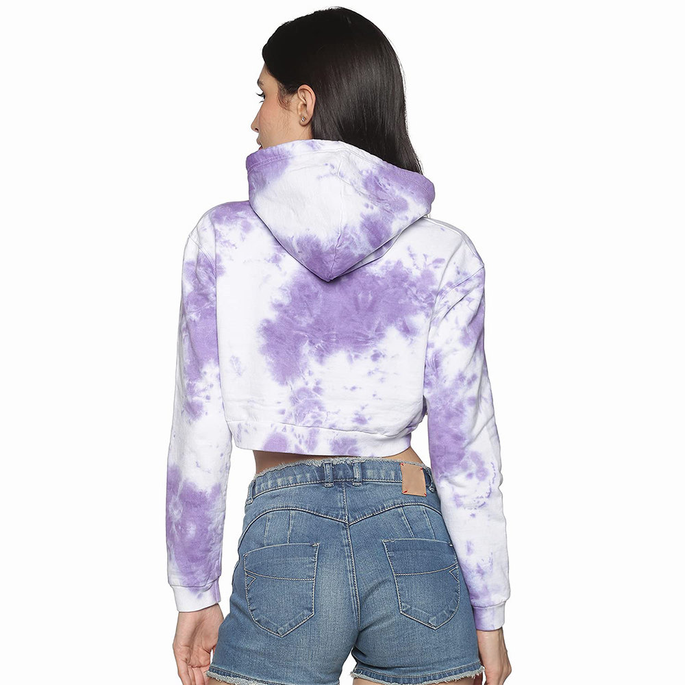 National Apparels Cotton Best Selling Women Crop Top Hoodie Professional Quality 100% Polyester Cotton Made Crop Top Hoodies For Women