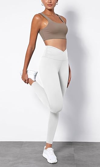 National Apparels Women's Soft High Waisted Leggings Tummy Control Yoga Pants High waist butt lifting custom yoga pants