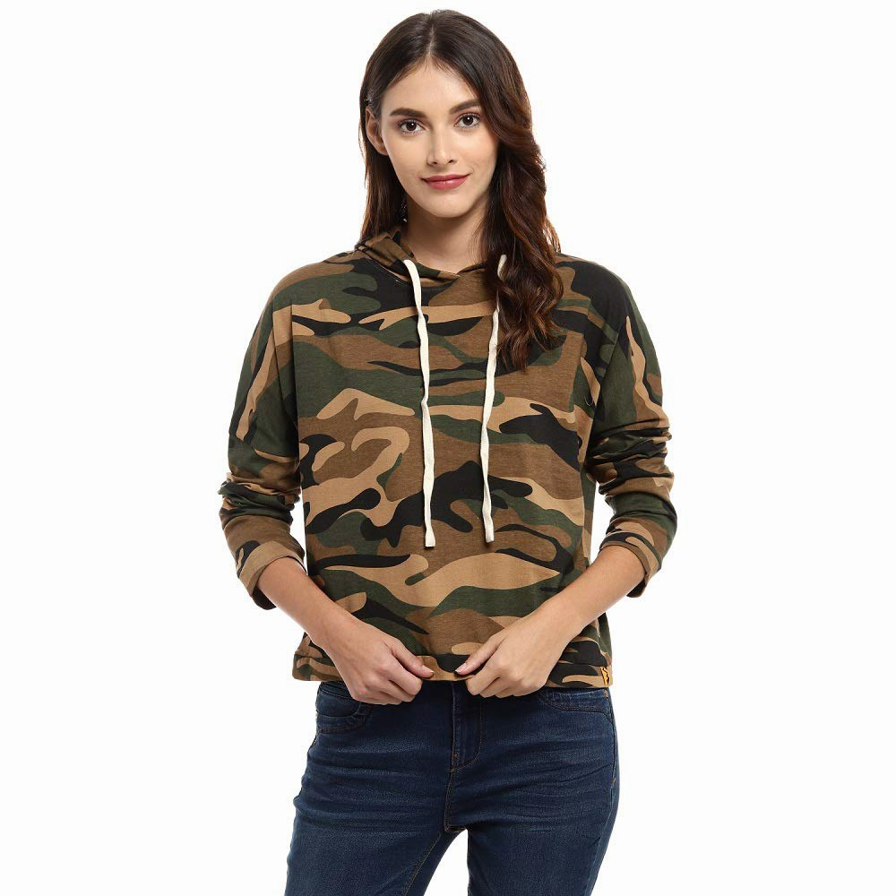 National Apparels Cotton Best Selling Women Crop Top Hoodie Professional Quality 100% Polyester Cotton Made Crop Top Hoodies For Women
