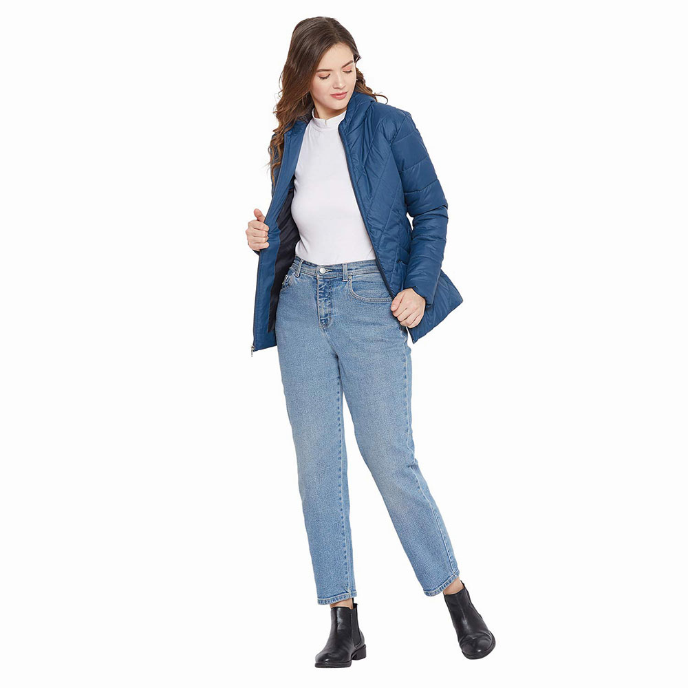 National Apparels Newest Stylish Fashion Womens Down Coat Customized Logo Down Jacket puffer jacket men custom logo