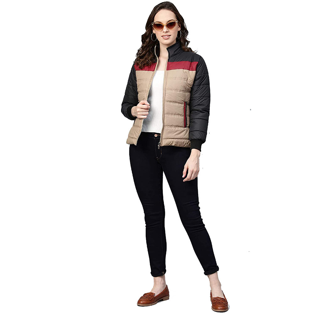 National Apparels Newest Stylish Fashion Womens Down Coat Customized Logo Down Jacket puffer jacket men custom logo