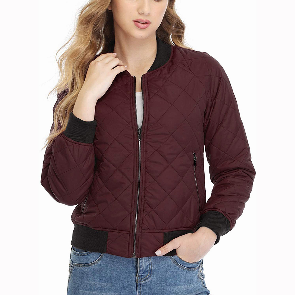 National Apparels women bomber jacket wholesale winter ladies sports jacket custom print streetwear unisex floral bomber jackets