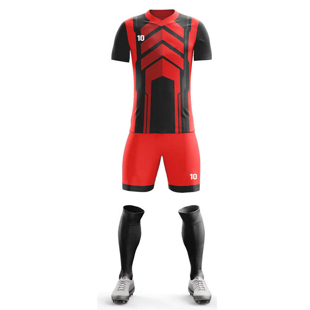 National Apparels 2024 Latest Design Soccer Uniform Set New Arrival Team Name Men Soccer Sports Football Uniforms For Sale